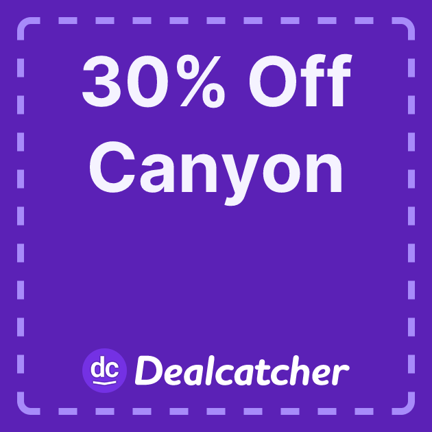 Canyon bike coupon sale