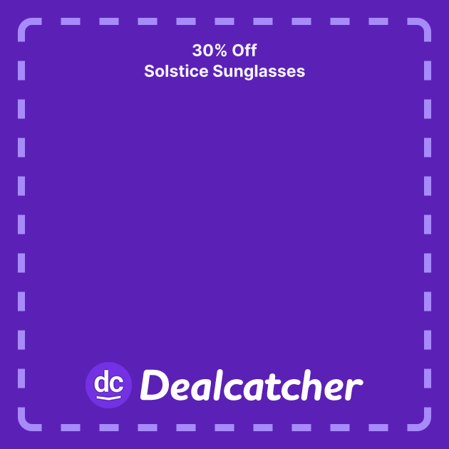 Solstice sunglasses coupon online